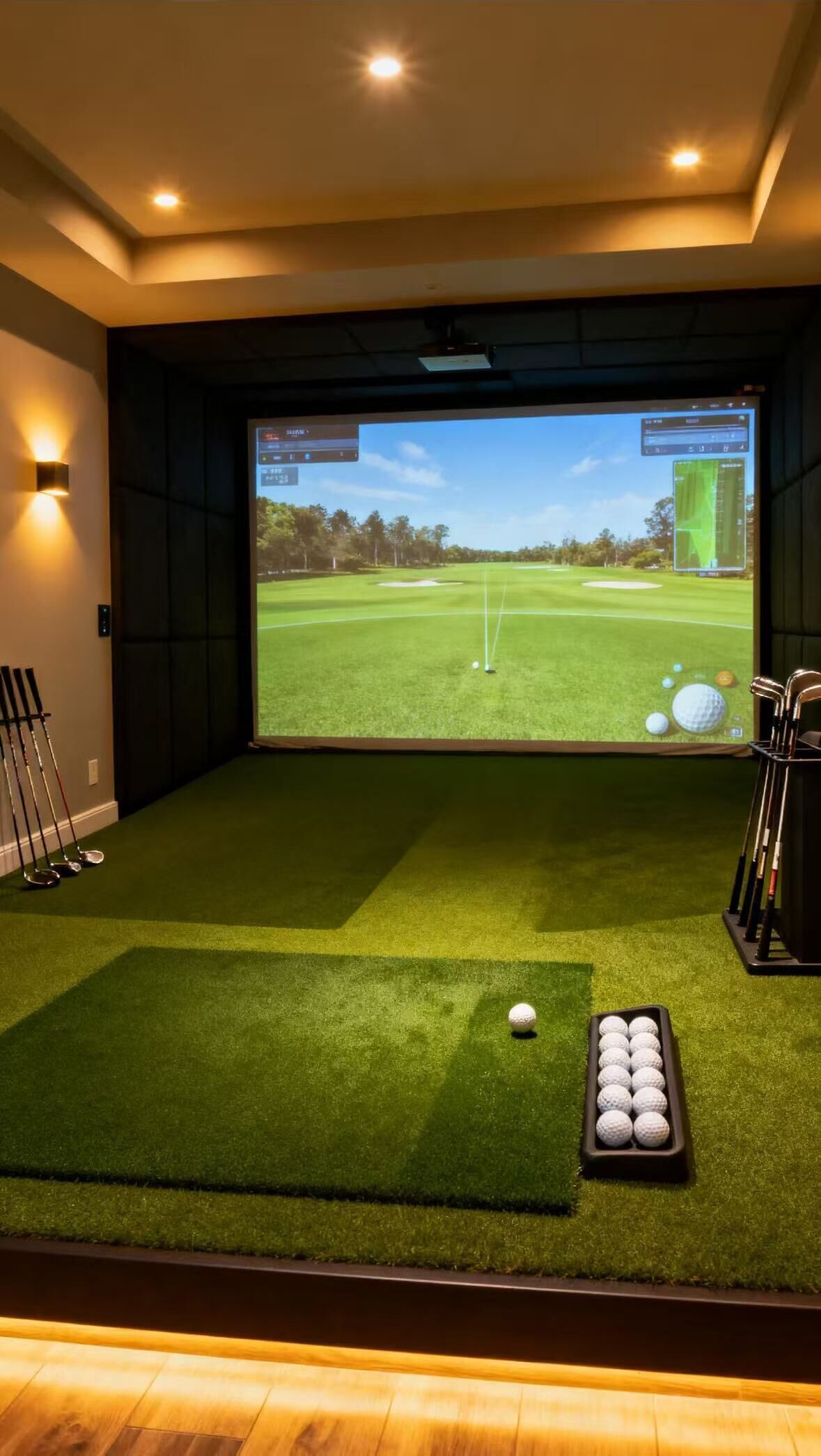 Campo de prácticas de golf cubierto