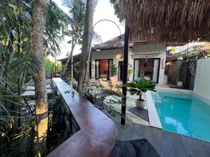 Comfort Villa | Pool | Outdoor pool, pool loungers - Cozy Villa El BamboG with a private pool (Blahbatuh)