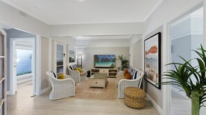 Living area - Avoca Beach House - Uninterrupted Beachfront (AVOCA BEACH)
