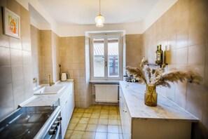 Appartamento, patio, vista cortile | Cucina privata