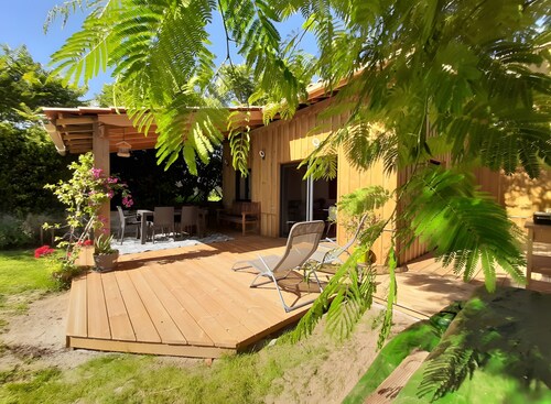 Chalet « Front de Mer » avec terrasse privée, jardin privé et Wi-Fi