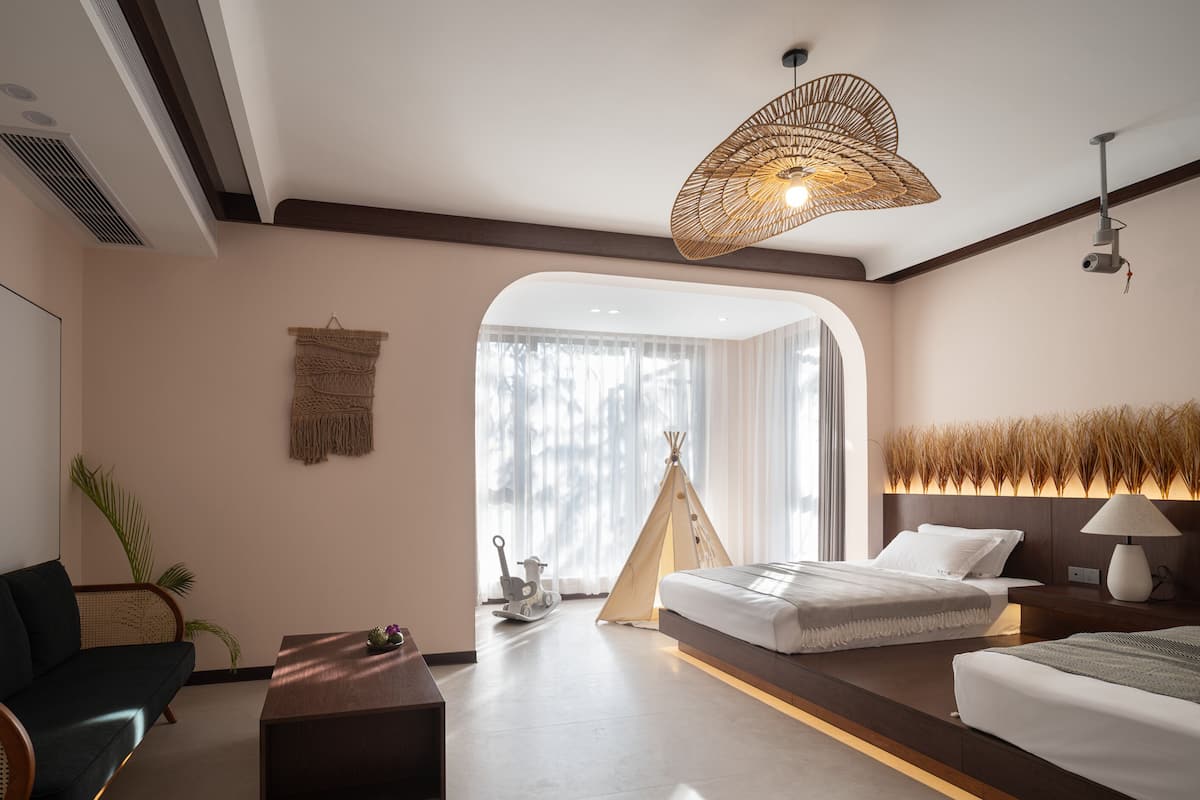 Family Twin Room, Courtyard View | View from room