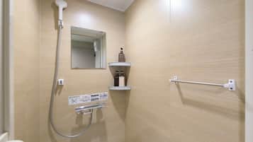 Twin Room | Bathroom | Free toiletries, hair dryer, slippers, towels