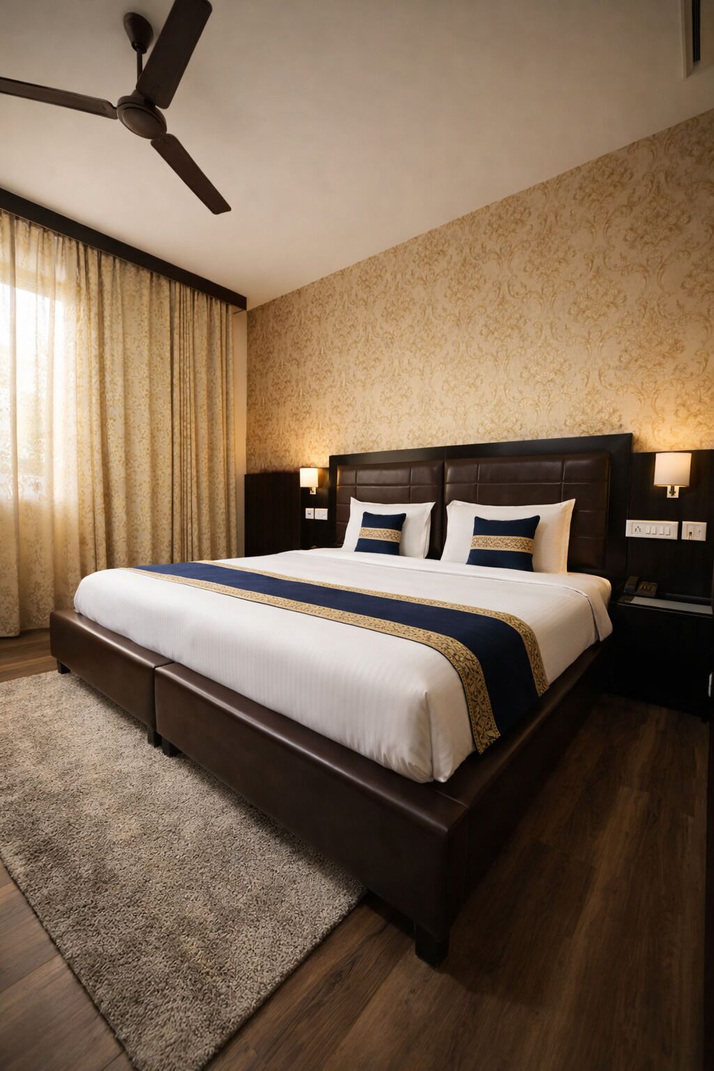 Kahden hengen deluxe-huone, 1 suuri parisänky