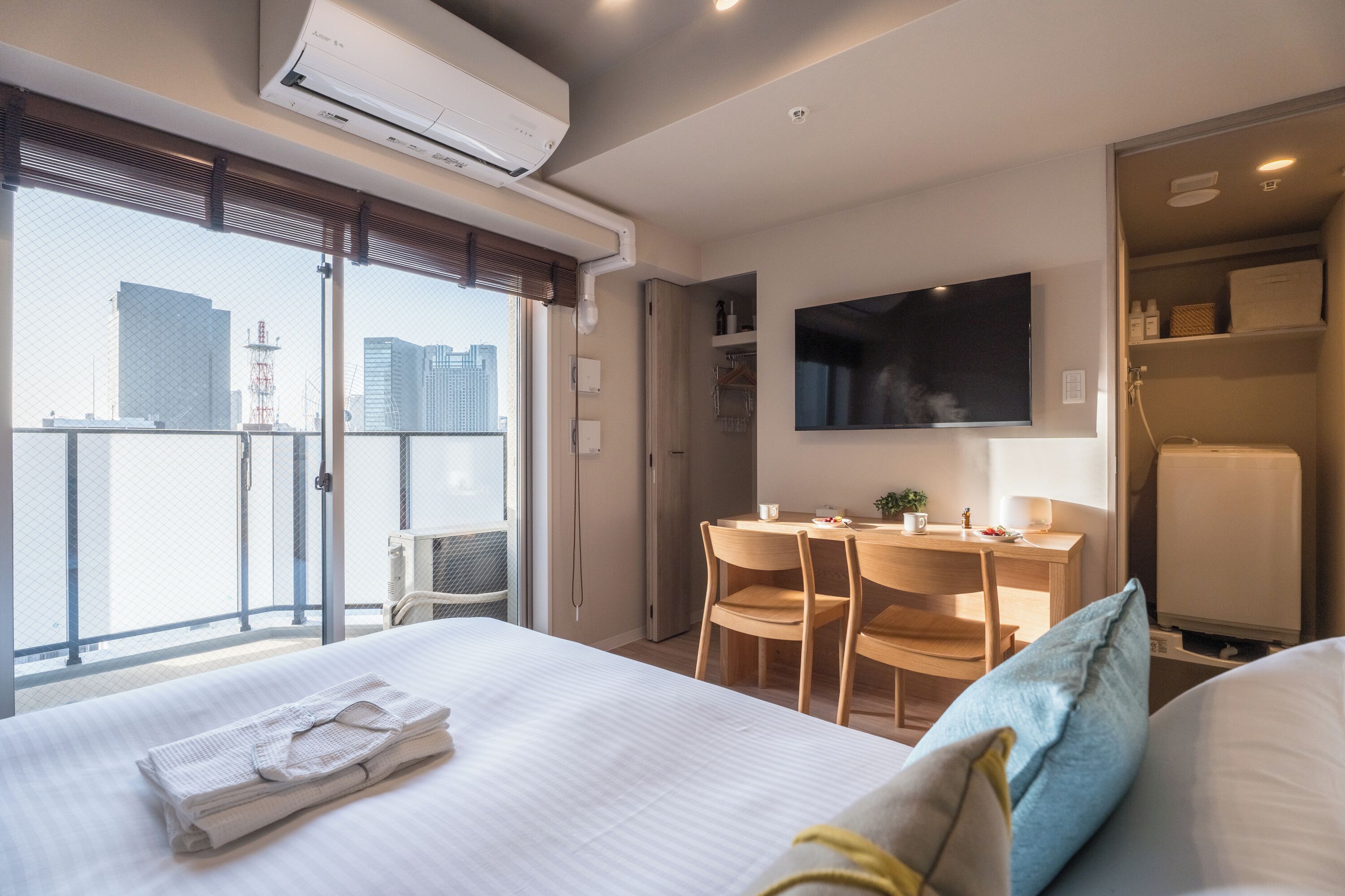 Doppia Deluxe, 1 letto matrimoniale, balcone, vista città