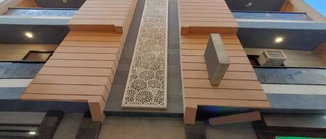 DĂ©tail de lâextĂ©rieur