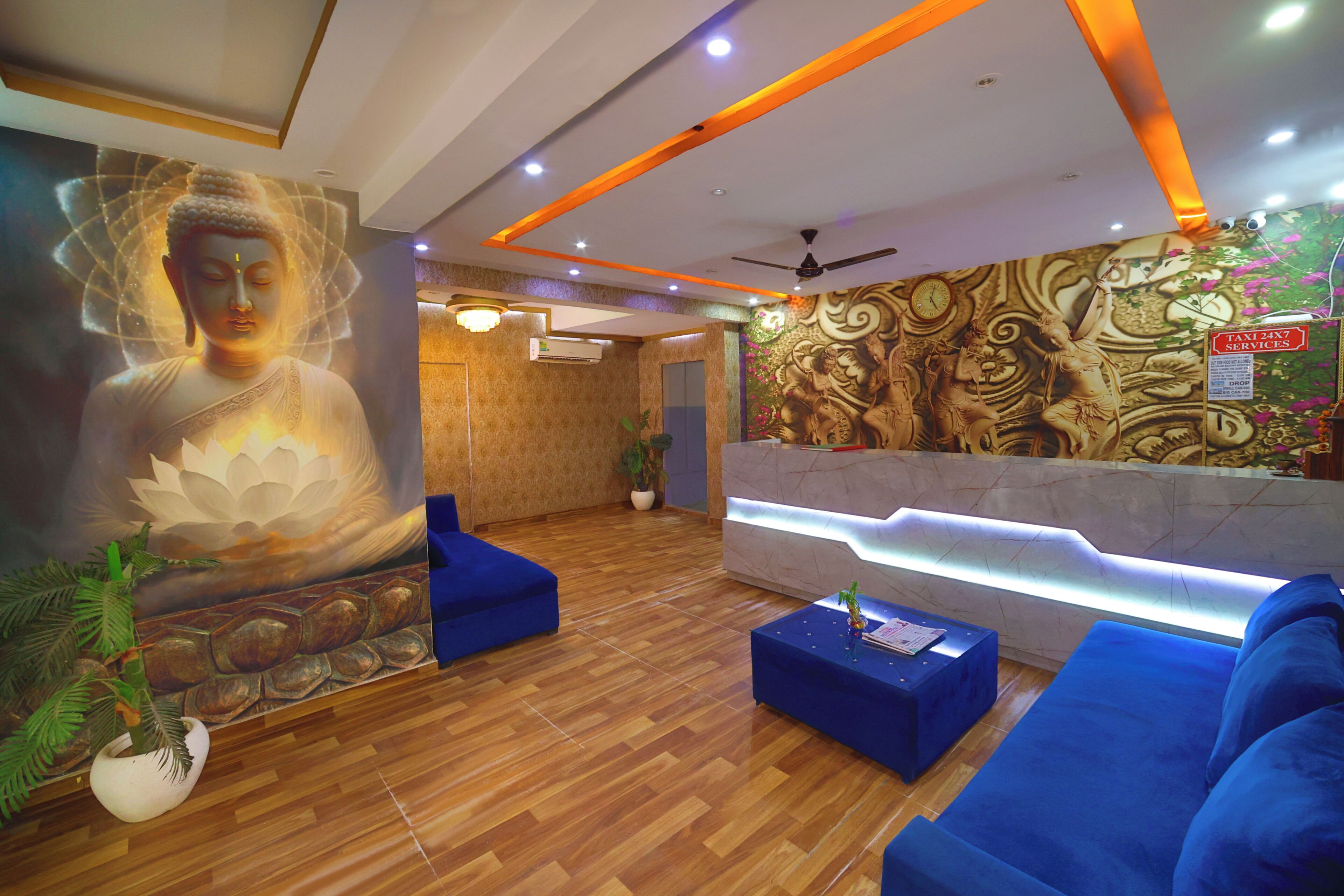 Lobby sitting area