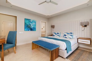 Room - Ocean-View 4-Bedroom Villa / Infinity Pool & Terrace Living (Bel Ombre)