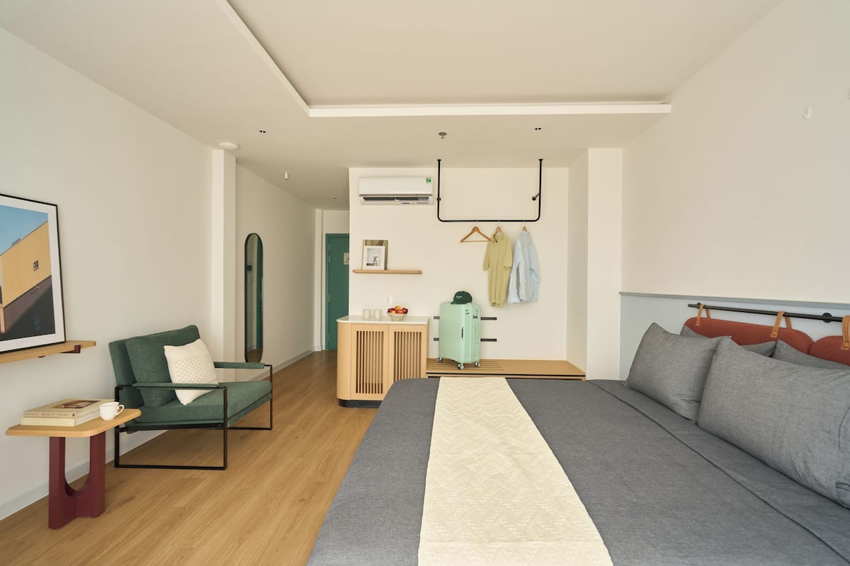 ห้องดีลักซ์, วิวสวนหย่อม | เตารีด/โต๊ะรีดผ้า, Wi-Fi ฟรี, ผ้าปูที่นอน