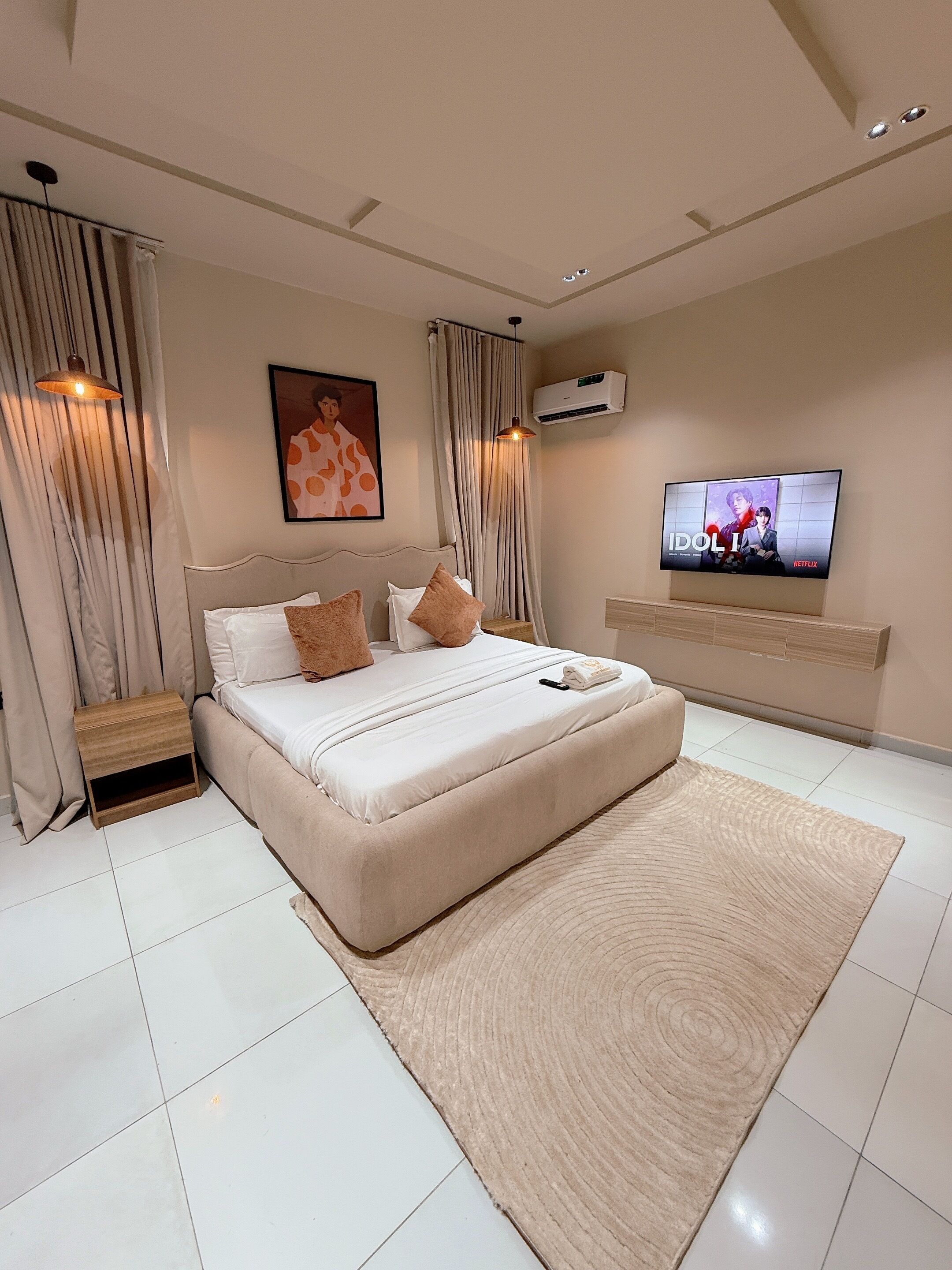 Leilighet – deluxe, balkong, byutsikt