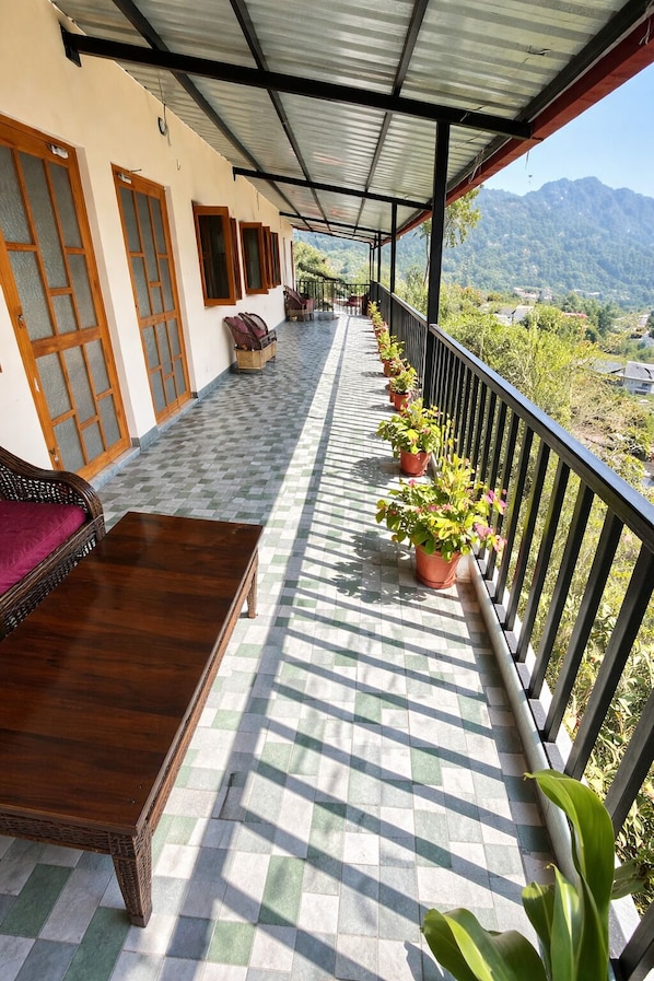 Deluxe Double Room, Balcony | Balcony view