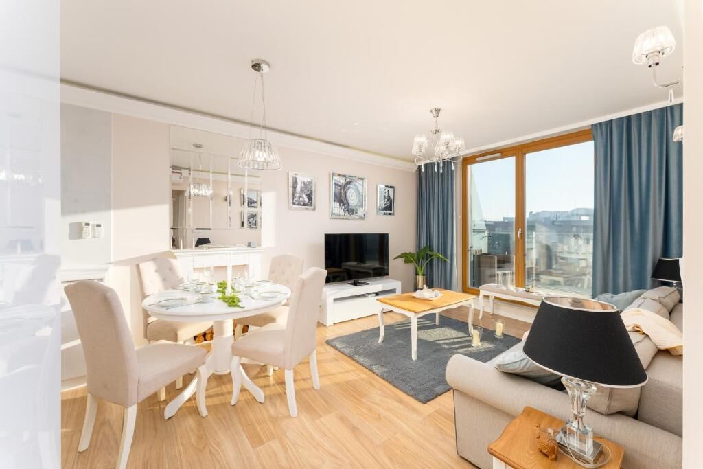 Deluxe Apartment, Balcony | Living area