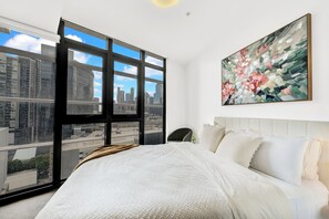 1 bedroom, desk, iron/ironing board, free WiFi -  FREE Private Parking | Walk to Crown & MCEC | Fast Tram to MCG & Marvel Stadium (South Melbourne)