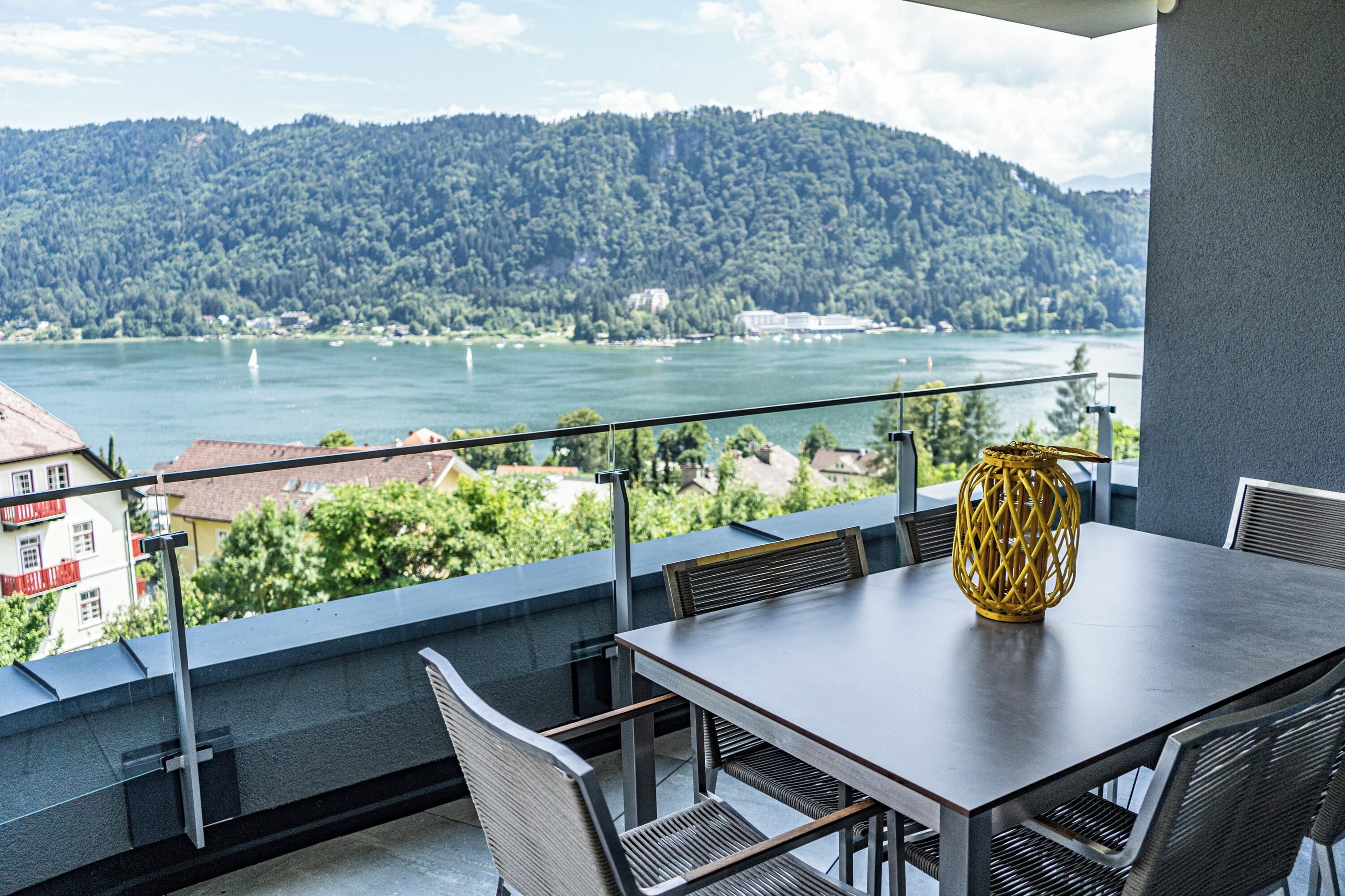 Lake Panorama Apartment 21 / Alpe Maritima / Gerlitzen / Ossiachersee | Terrasse/Patio