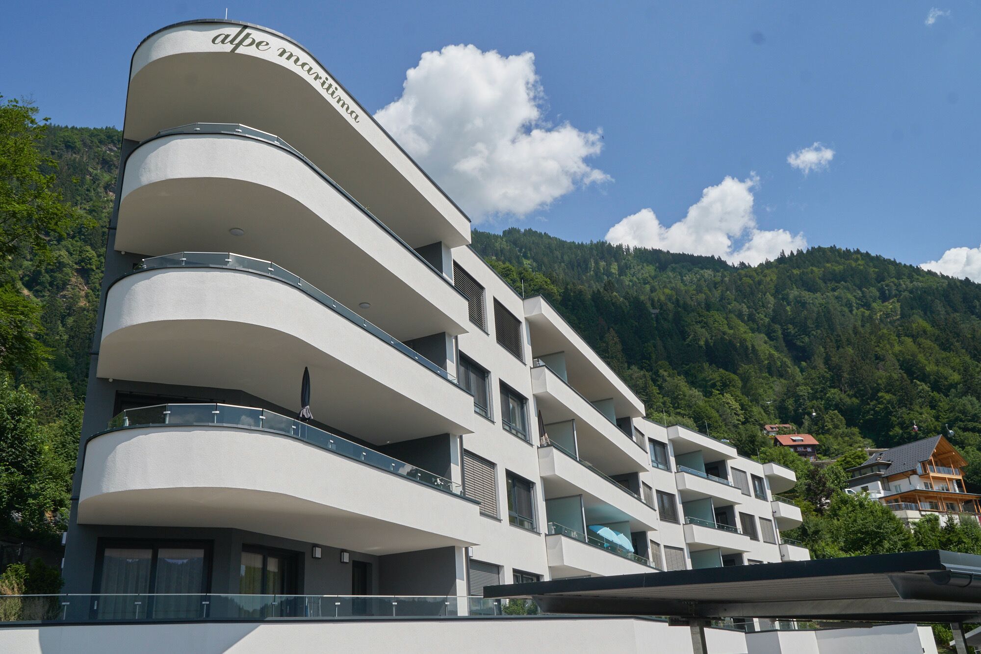 Luxury Lakeview Apartment 19 / Alpe Maritima / Gerlitzen /Ossiachersee | Außenbereich