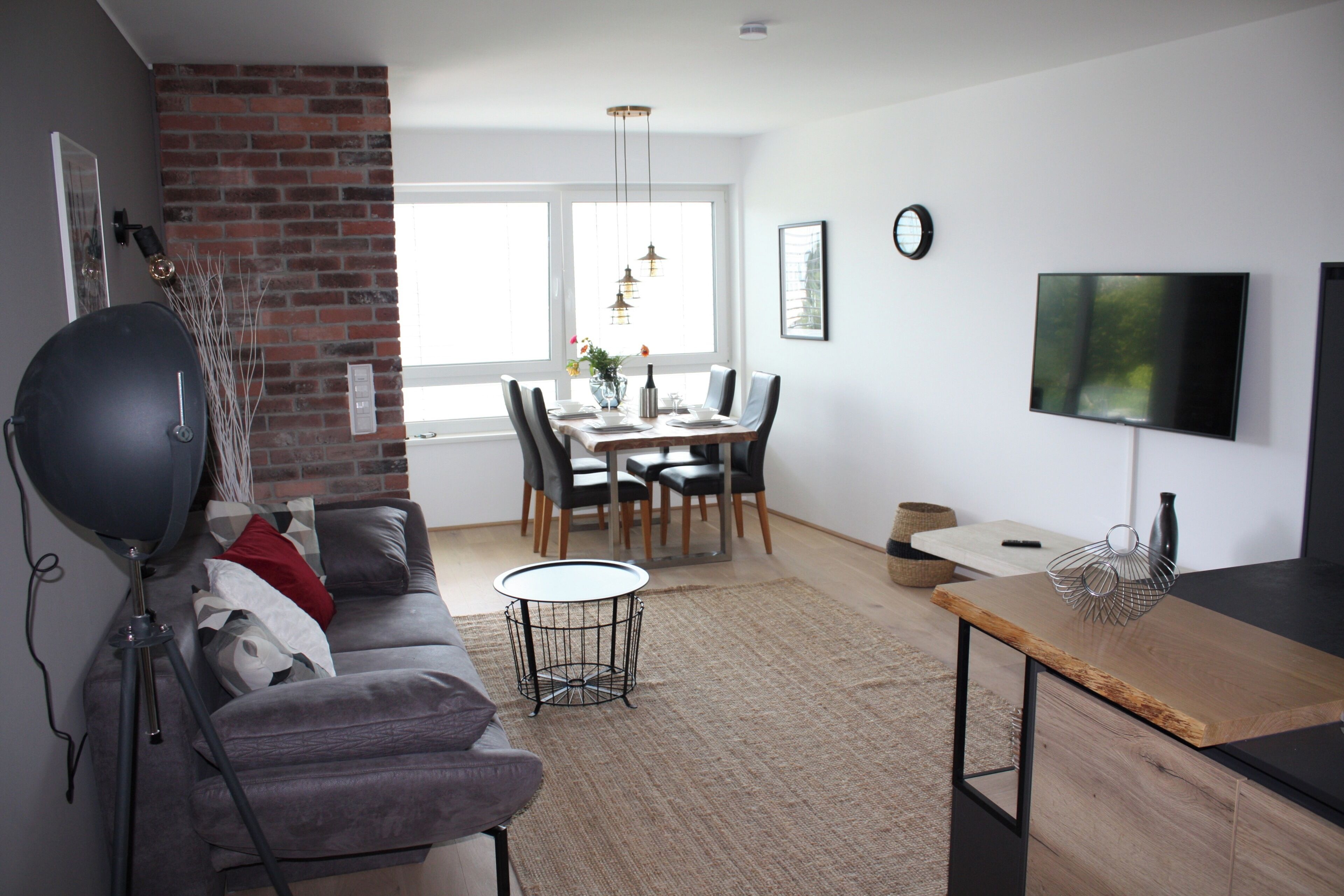 Leilighet – deluxe, utsikt mot innsjø, ved innsjø | Oppholdsområde