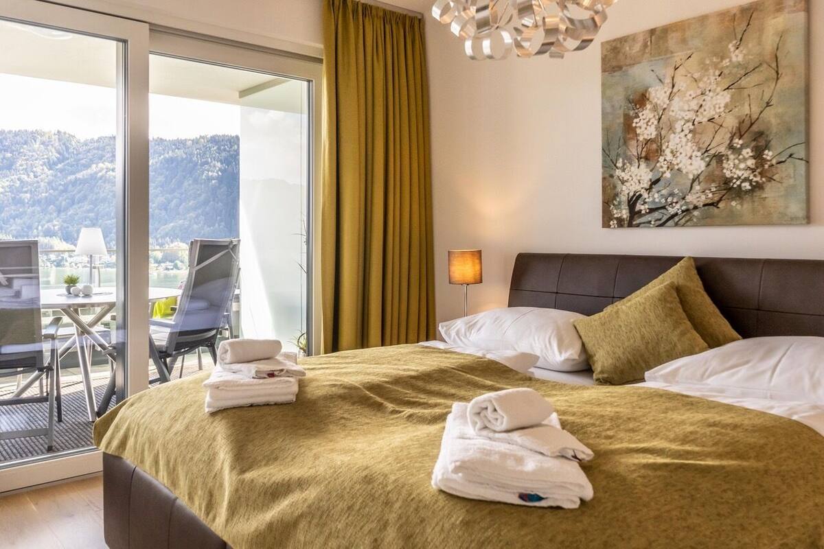 Bergruh Retreat 27 / Alpe Maritima / Gerlitzen / Ossiachersee | 高級寢具、客房內保險箱、筆電工作空間、熨斗/熨衣板