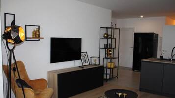 Deluxe-Apartment, Haustiere gestattet, Seeblick | Innenbereich