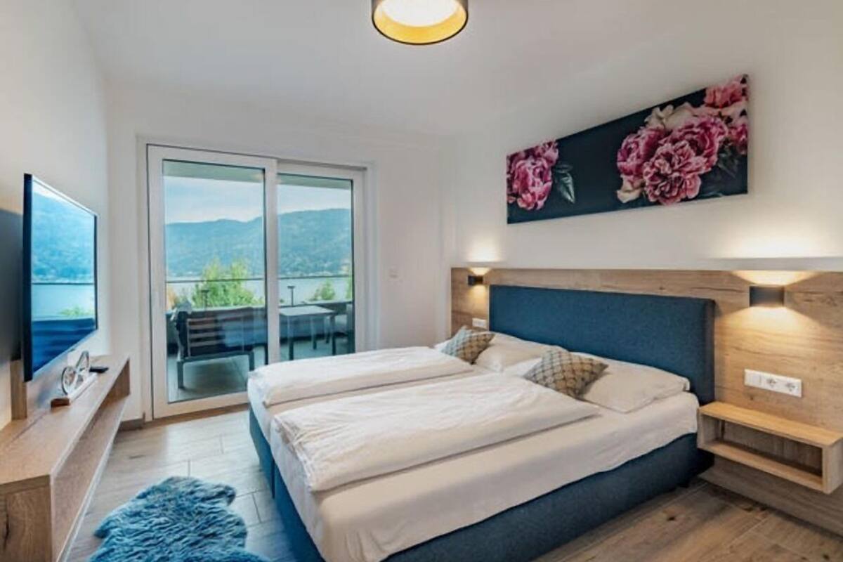 Sunny Mountain Apartment 11 / Alpe Maritima / Gerlitzen / Ossiachersee | 高級寢具、客房內保險箱、筆電工作空間、熨斗/熨衣板