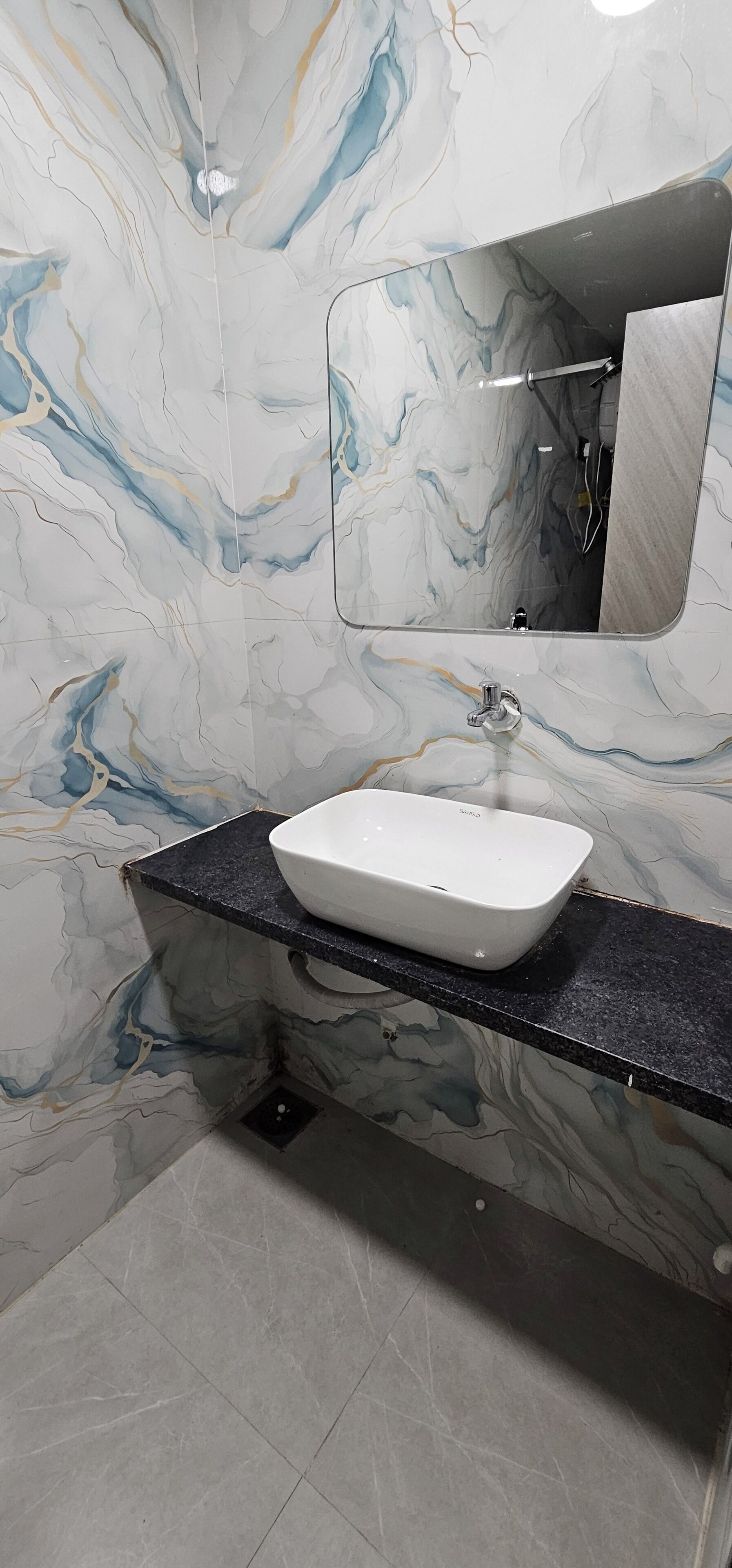 Dobbeltrom – deluxe, byutsikt | Bad