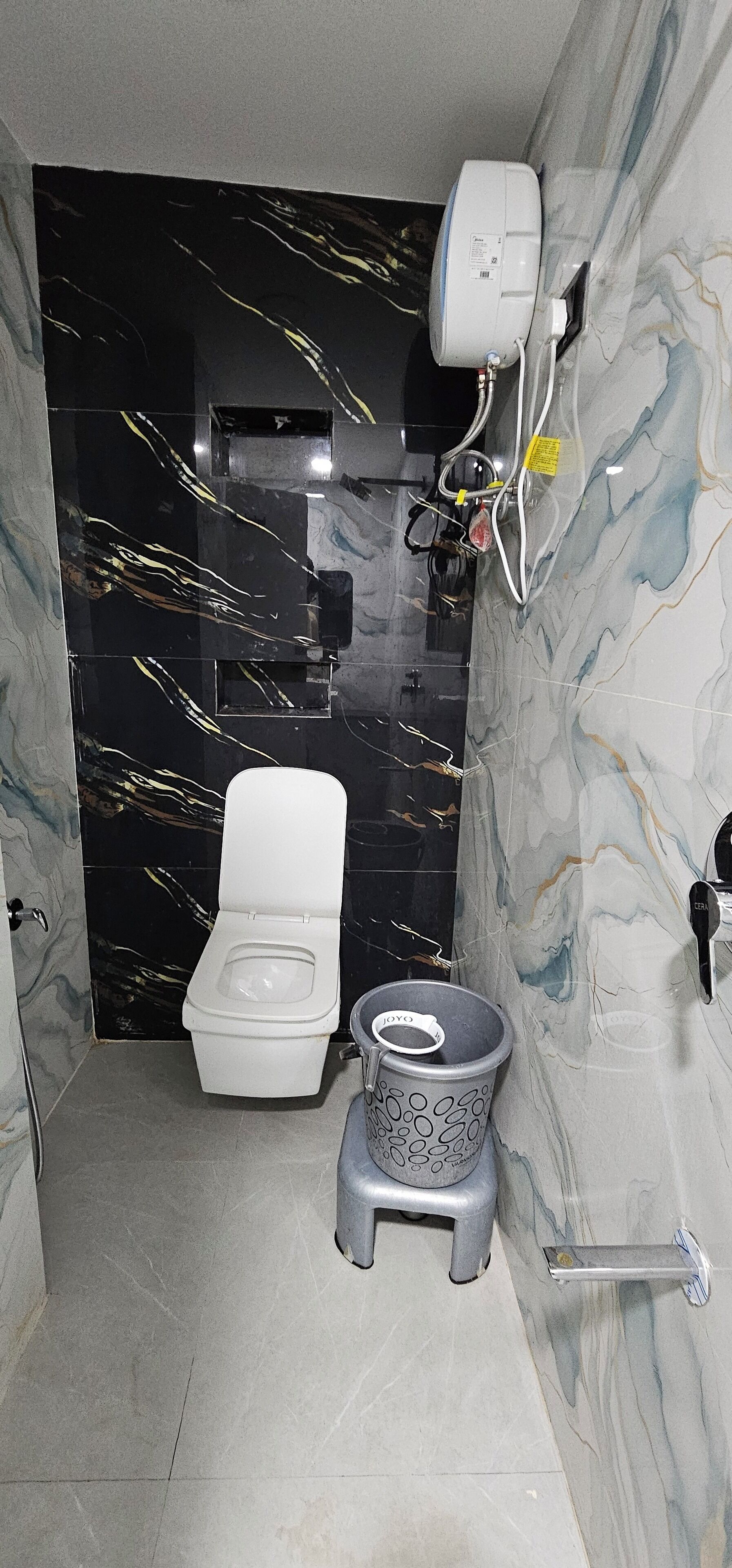 Dobbeltrom – deluxe, byutsikt | Bad