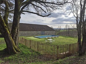 Pool - Maison de campagne familiale avec piscine. (La Sauvetat-de-Savères)