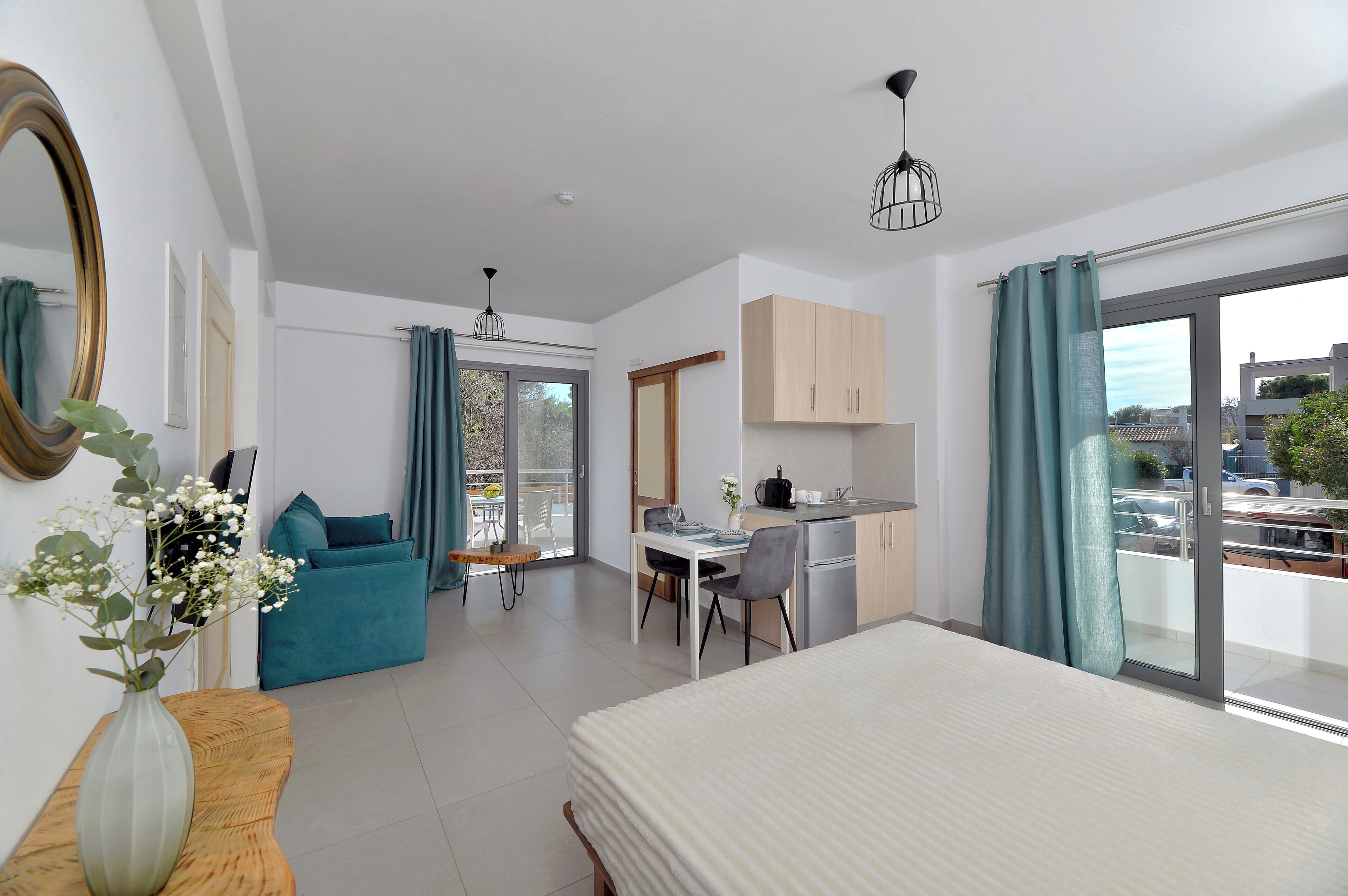 Apartemen Comfort, pemandangan kebun