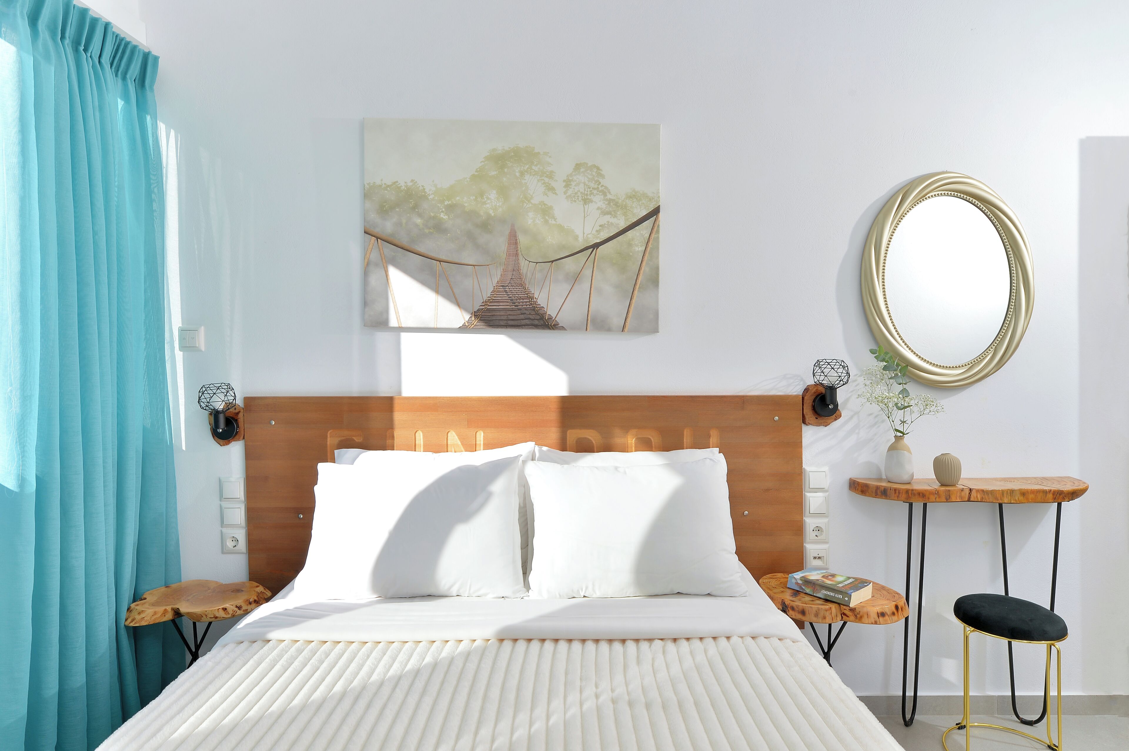 Basic Double Room, Courtyard View | In-room safe, blackout drapes, soundproofing, iron/ironing board