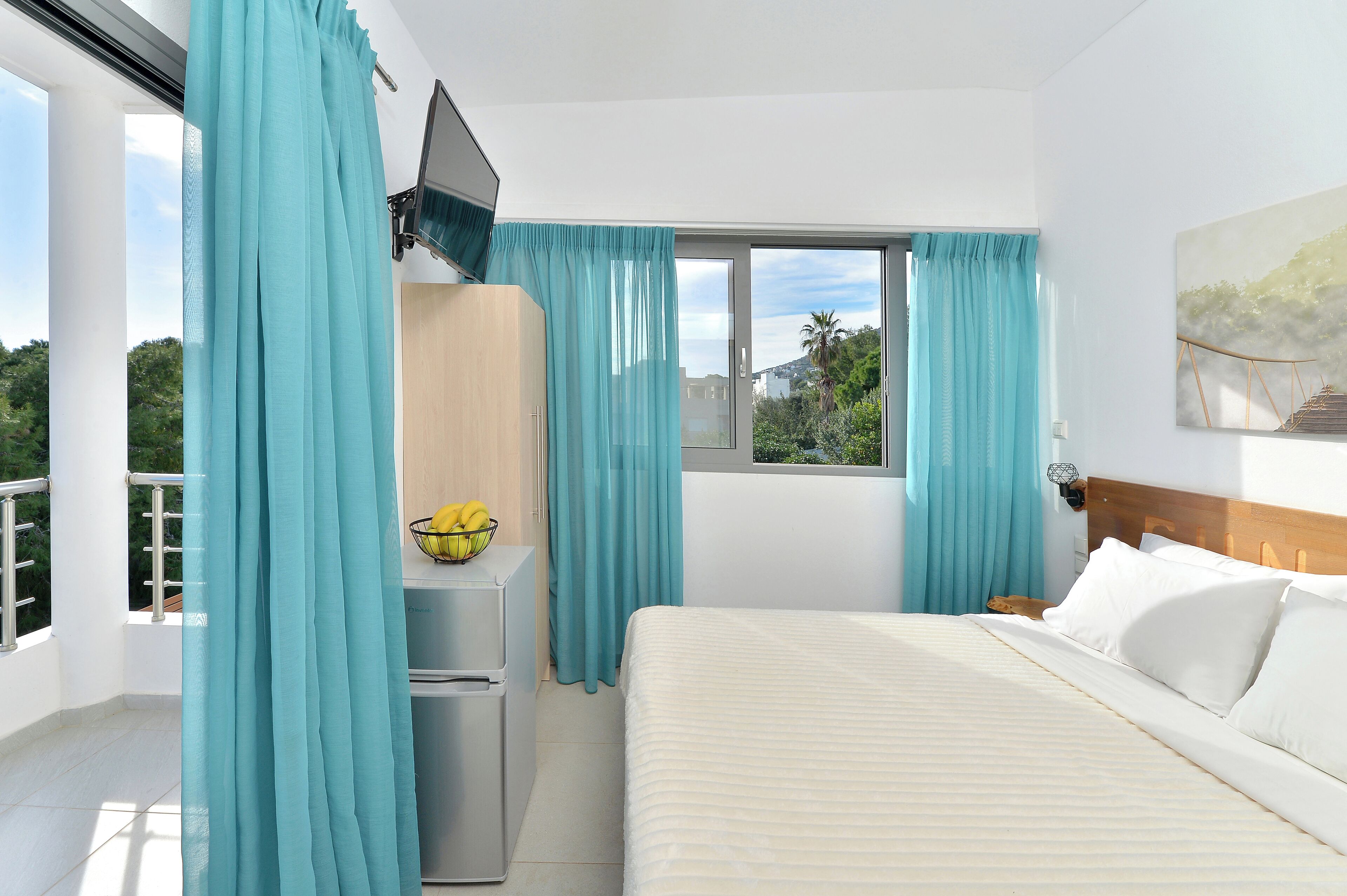 Kamar Double Basic, pemandangan halaman