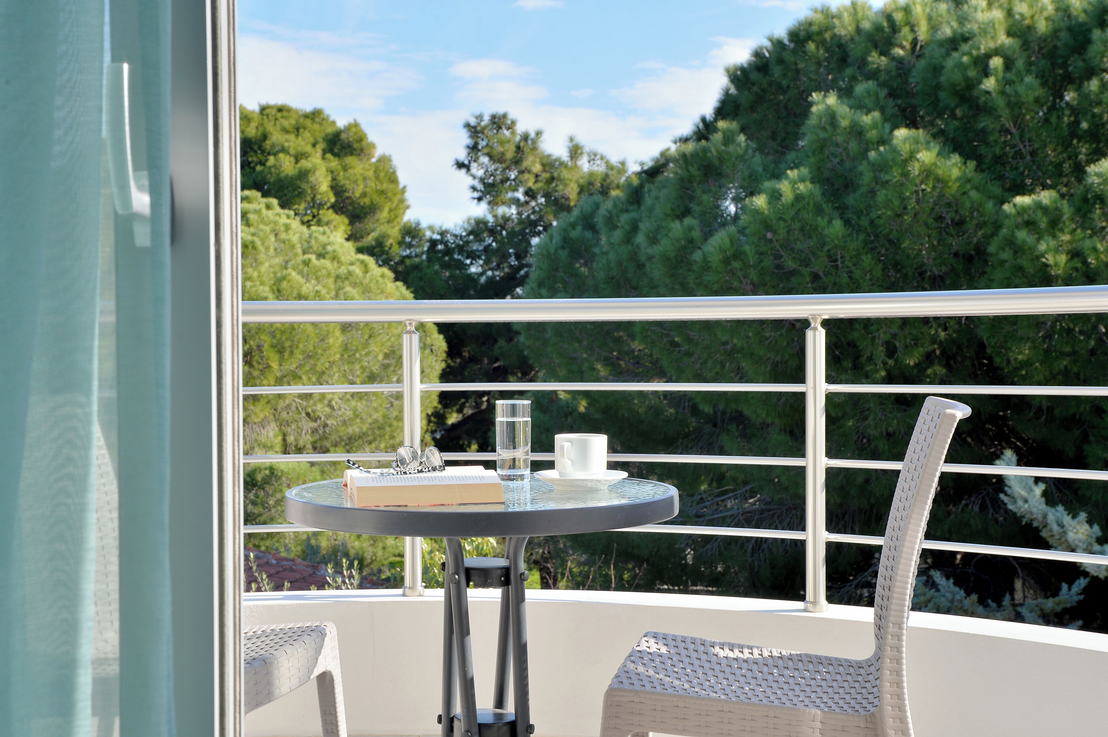 Comfort-Studio, Gartenblick | Blick vom Balkon