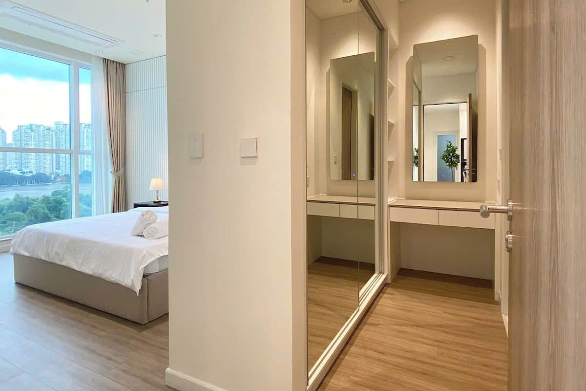 Departamento Deluxe, 2 habitaciones, cocina, vista a la ciudad