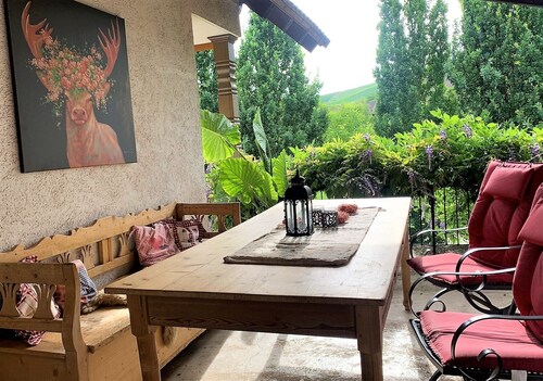 Winzerhof Männle mit Garten, Terrasse und Wlan