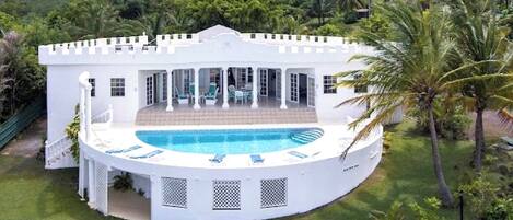 Villa, 3 Schlafzimmer, eigener Pool, Gartenblick | Pool