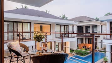 Villa, 3 Bedrooms, Pool View, Beachside | Outdoor dining