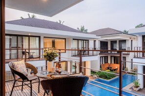 Villa, 3 Bedrooms, Pool View, Beachside | Outdoor dining - Staymaster Aurum Aqua 3BR Villa  (Vagator)