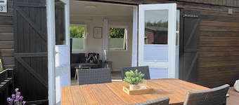 Tinyhouse 'Marla zum Strand' with Private Terrace, Garden, and Wi-Fi