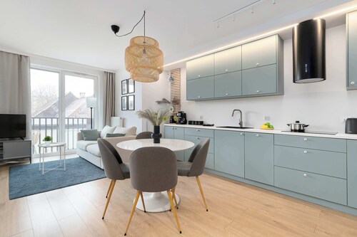 Nadwiślańska 50A Danzig | Ruhiges Studio mit Parkplatz | Balkon