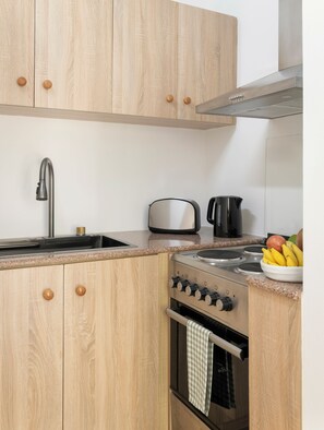 Standaard kamer, uitzicht op tuin | Privékeuken