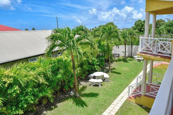 Appartement, 2 chambres, balcon, vue jardin | Jardin