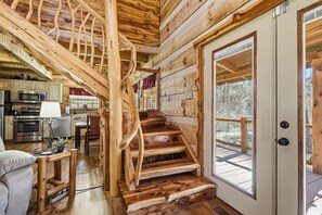 Interior - On Caney Creek, Hot Tub, Fireplace (Cosby)