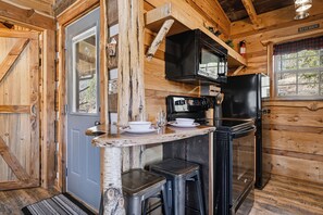 Private kitchen - A "Creekside Hideout" with Hot Tub (Cosby)