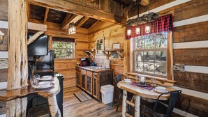 Coffee/tea maker, fridge, microwave - A "Creekside Hideout" with Hot Tub (Cosby)