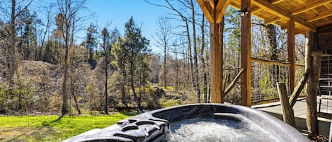 Bain à remous extérieur