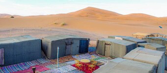 Enjoy your night in desert under sta