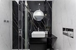 Classic Studio | Bathroom - Malila Premium Apartments Sebastiana 27 (Kraków)