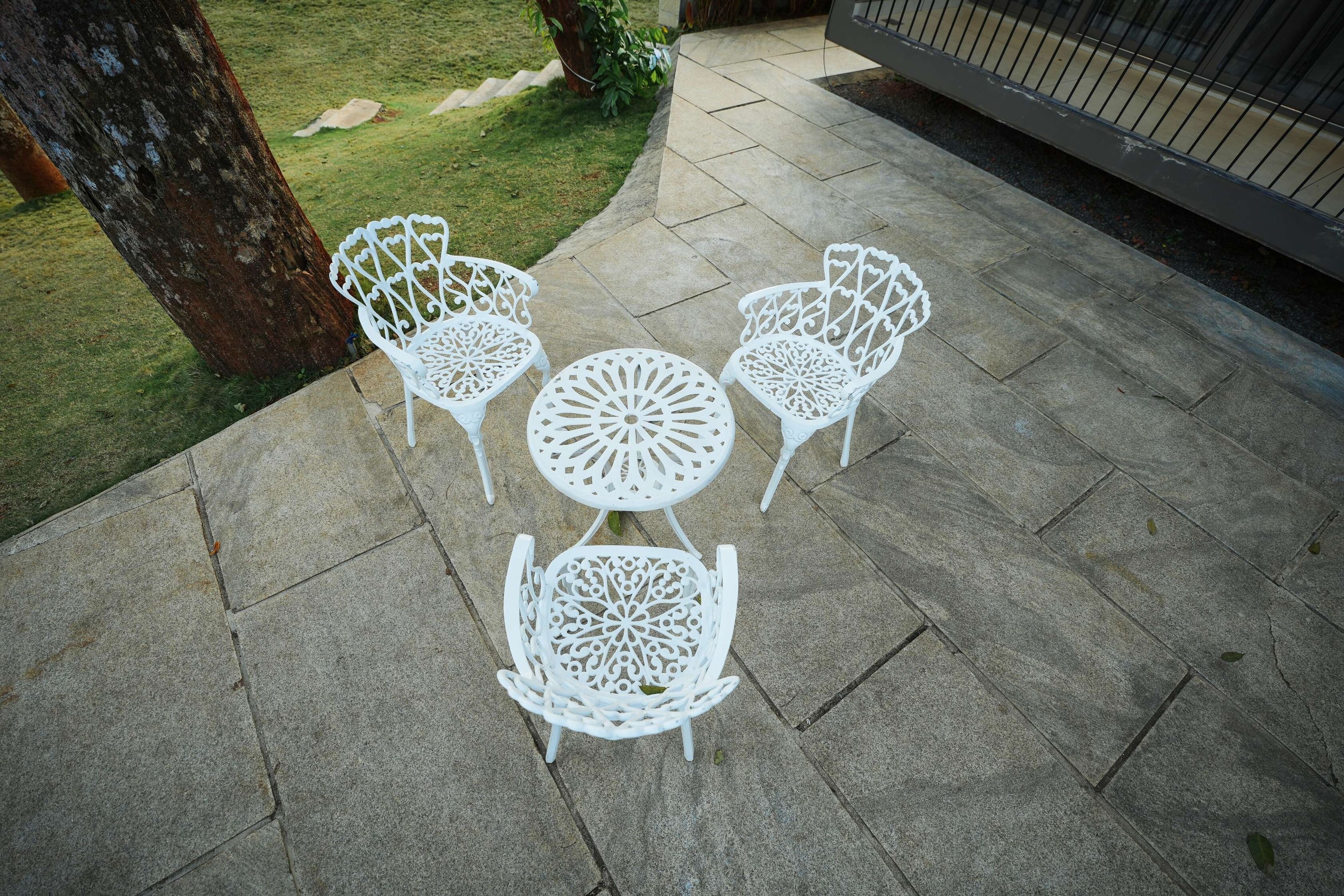 Deluxe-Doppelzimmer, Bergblick | Terrasse/Patio