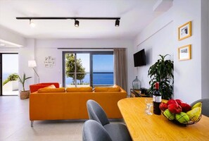 Villa, Balcony, Garden View | Living area - Anemos Luxury Villas (Agios Vasileios)
