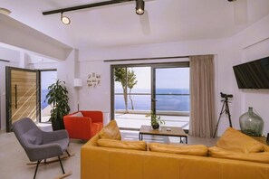 Villa, Balcony, Garden View | Living area - Anemos Luxury Villas (Agios Vasileios)