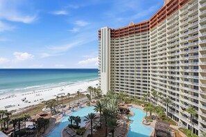 Exterior - Shores of Panama #1022, Updated 3BR+Bunk, Amazing Views! (Panama City Beach)