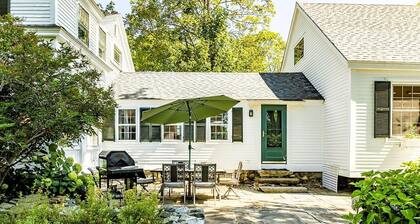 NEW! Greek Revival Retreat - Walk to Harbor, Viking Kitchen, Fireplace, Sunroom
